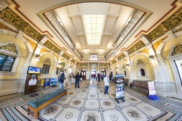 Dunedin Railway Station en fish-eye