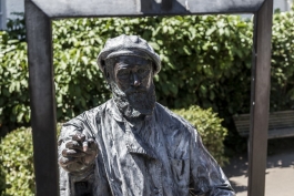 Sculpture, village français d'Akaroa