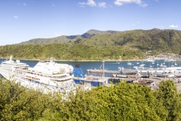 Panoramique de Picton et ses ferries