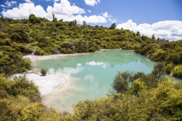 Lac, village de Whakarewarewa