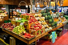 Stand de fruits et légumes