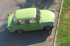 Une Lada verte