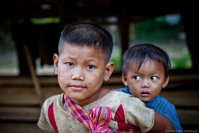 photo-du-jeudi Enfants de Hoify, un village laotien