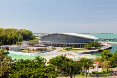 Piscine à vagues, port de Darwin