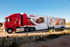 Camion, parking des Devil Marbles