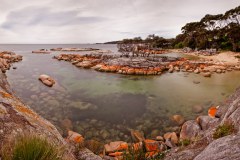 Panoramique depuis Binalong Bay, Bay of Fires