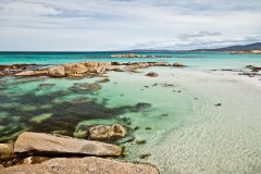 Sable blanc et eaux turquoises, Bay of Fires