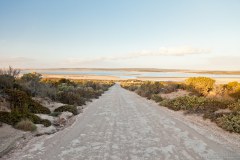 Lac asséché sur la Flinders Highway