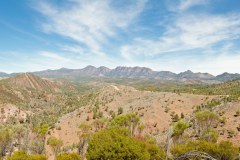 Panoramique du Bunyeroo Gorge lookout, Flinders Range