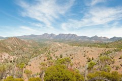 Panoramique du Bunyeroo Gorge lookout, Flinders Range