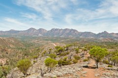 Panoramique Bunyeroo Gorge lookout, Flinders Range