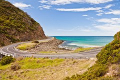 La Great Ocean Road, à proximité de Lorne