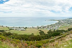 Vue panoramique d'Apollo Bay