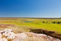 Ubirr, vue sur le parc national de Kakadu et les marécages