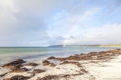 Arc-en-ciel sur la plage, Emu Bay, Kangaroo Island