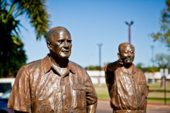 Statues centre-ville de Broome