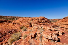 Les falaises et dômes de Kings Canyon