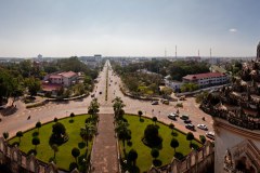 Panoramique de Vientiane Patuxai 1