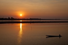 Coucher de soleil Mékong 2