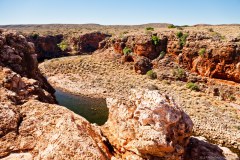 Du haut des gorges, Yardie Creek