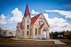 L'église de la ville de Pinguin