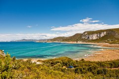 La plage de Rocky Cape National Park