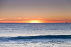 Coucher de soleil sur City Beach, Perth