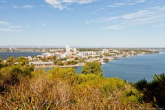 La ville depuis Kings Park
