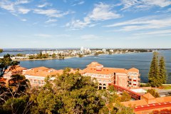 La ville et la Swan River depuis Kings Park
