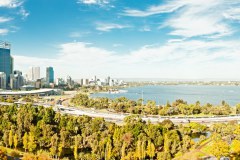 Panoramique de Perth depuis Kings Park