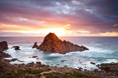 Sugarloaf Rocks au coucher du soleil