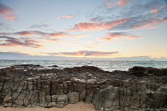 Coucher de soleil, la plage de Bunbury