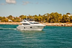 Un des nombreux yachts de Mandurah
