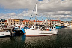 Port de Hobart et ses bateaux
