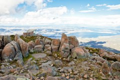 Vue sur Hobart depuis le sommet du mont Wellington