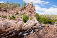 Les falaises d'Edith Falls