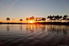Lever de soleil sur le Lagoon