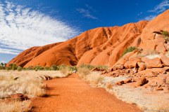Uluru, flanc nord-ouest