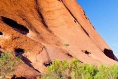 Uluru, partie sud-ouest