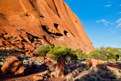 Uluru, partie sud-ouest