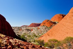 Mont Olgas, premier point de vue sur Kata Tjuta