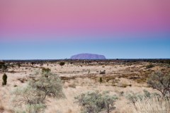 Coucher de soleil sur Uluru