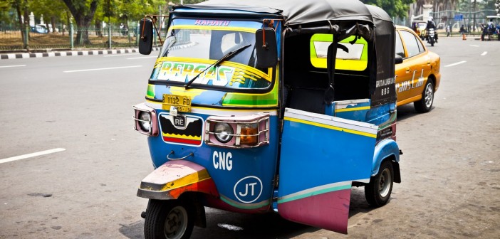 Super tuk-tuk Jakarta Java Indonesie