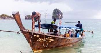 Bateau Railey Bay Thailande