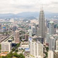 Vue depuis KL Tower Kuala Lumpur Malaisie