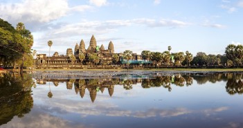 Panoramique d'Angkor Wat, Cambodge
