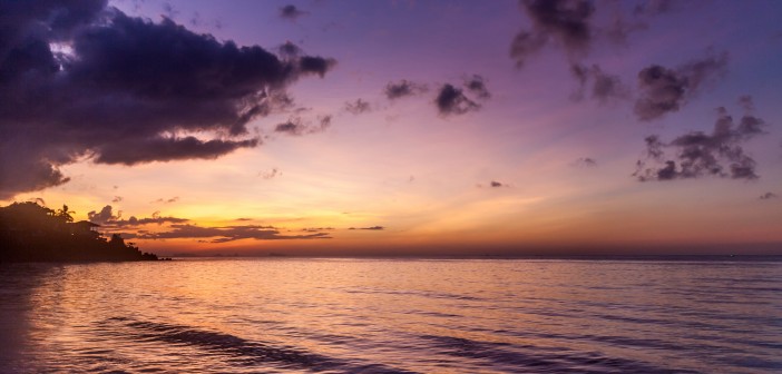 Coucher soleil Hat Yao Thailande