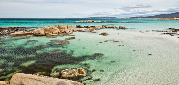 Sable blanc et eaux turquoises, Bay of Fires