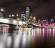 La ville et le Victoria Bridge