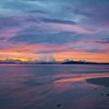 Coucher de soleil sur Railey Bay, Thailande
